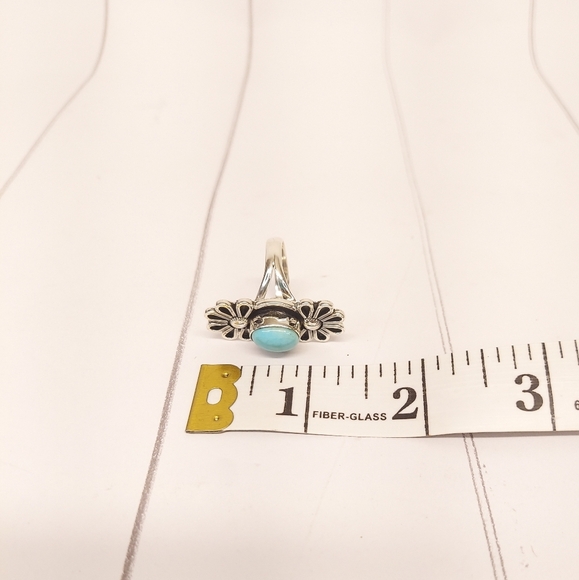 Handcrafted Turquoise ring Sz9 - Picture 10 of 10